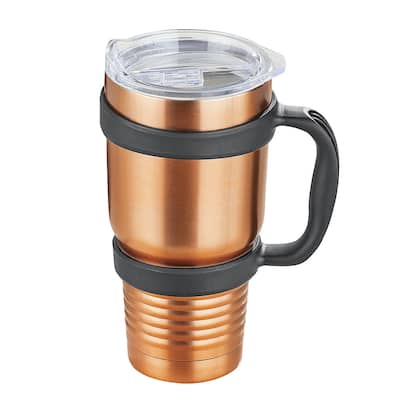 Jumbo Copper- Colored Stainless Steel Tumbler - 9.130 x 6.000 x 4.500