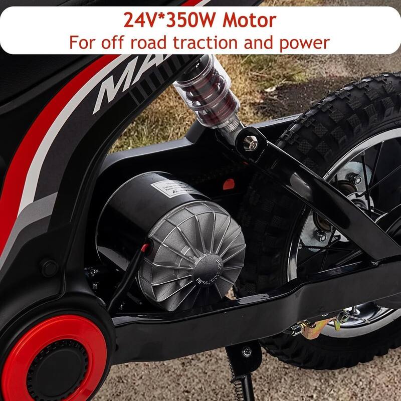 Electric 2-Speed Modes Kids Dirt Bike Toy Motorcycle for Kids Best Gifts