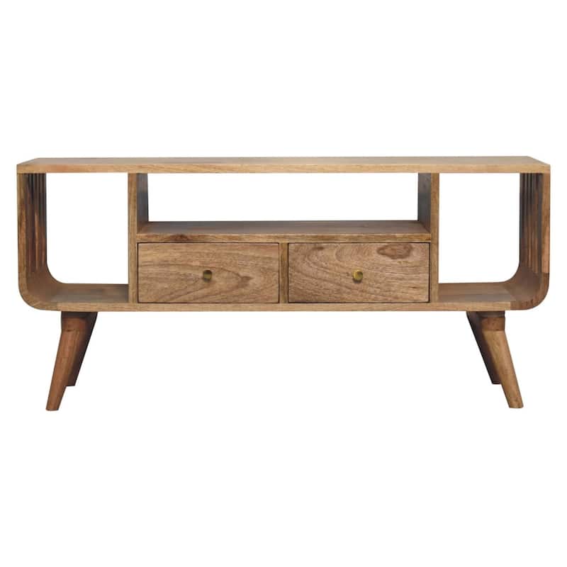 Artisan Furniture Solid Wood Soba Nordic Multi Media Unit