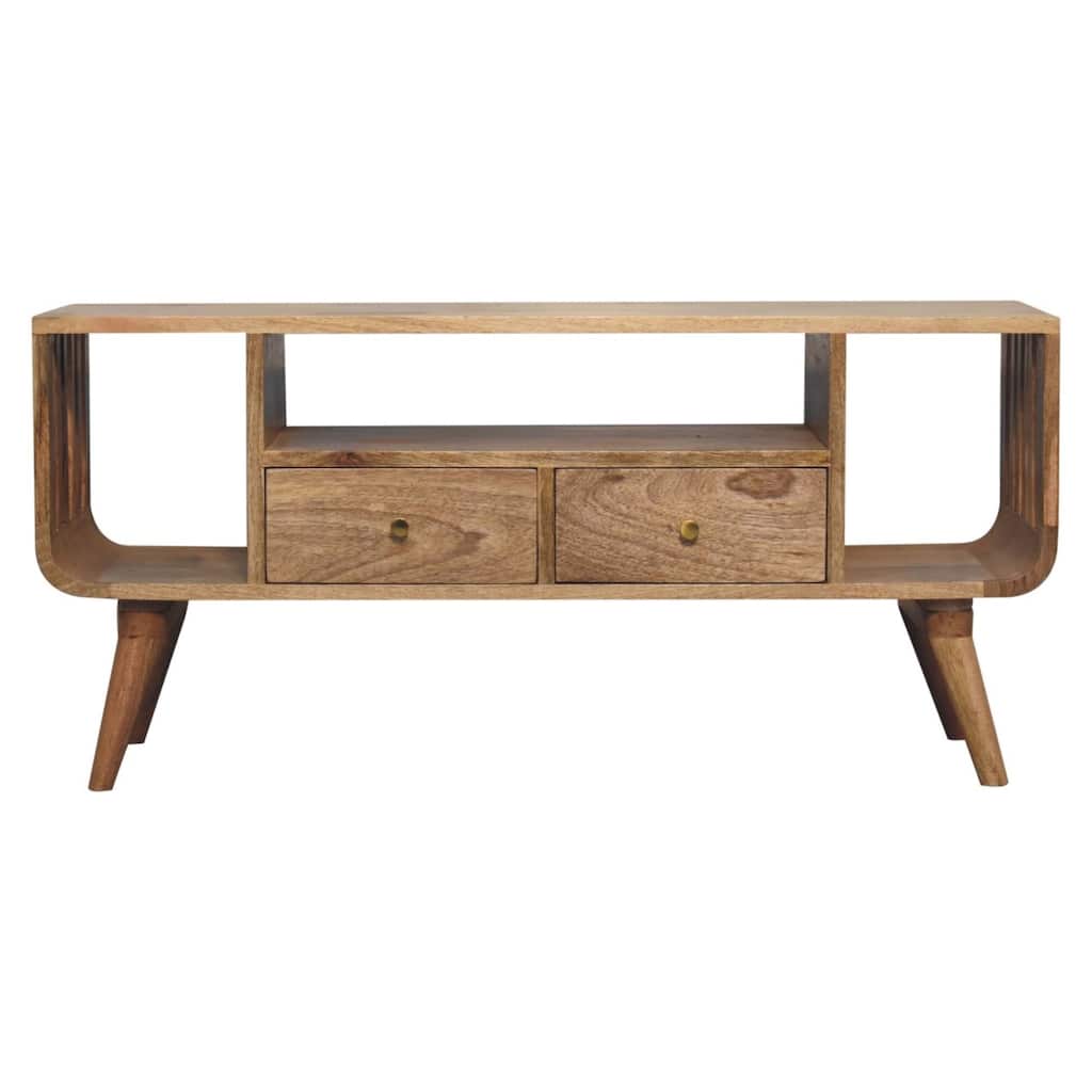 Artisan Furniture Solid Wood Soba Nordic Multi Media Unit