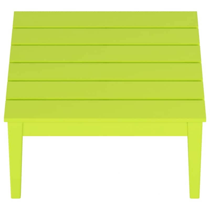 Polytrends Shoreside HDPE Eco-Friendly All Weather Square Modern 32" Conversation Table