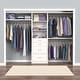 preview thumbnail 11 of 30, ClosetMaid SpaceCreations 50 to 121-inch Wide Closet Organizer System