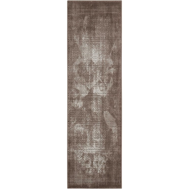 Nourison Karma Over-Dyed Distressed Vintage Abstract Area Rug