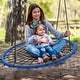 preview thumbnail 6 of 5, Trekassy 45'' 750lbs Spider Web Tree Swing for Kids Adults with Swivel, 2pcs Tree Hanging Straps