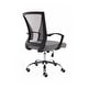 preview thumbnail 3 of 6, Modern Home Zuna Ergonomic Mesh Mid Back Office Desk Rolling Chair, Black & Gray - 26