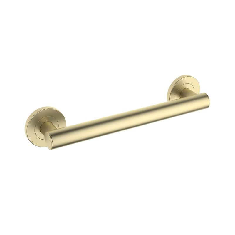 12-Inch Stainless Steel Bathroom Safety Grab Bar - Brushed Gold
