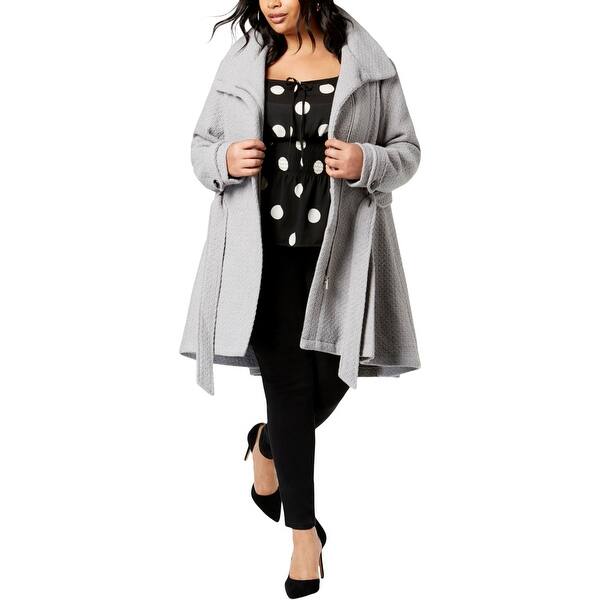 Shop Madden Girl Womens Wrap Coat Belted Winter 1x Overstock