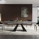 preview thumbnail 23 of 26, 110.23'' Extendable Rectangular Sintered Stone Dining Table For 8 -10 People