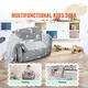 preview thumbnail 2 of 5, Fold-out Kids Sofa Extra Soft Flip-out Toddler Couch for Siting and Sleeping, for Bedroom and Playroom - 63.5×46×52in