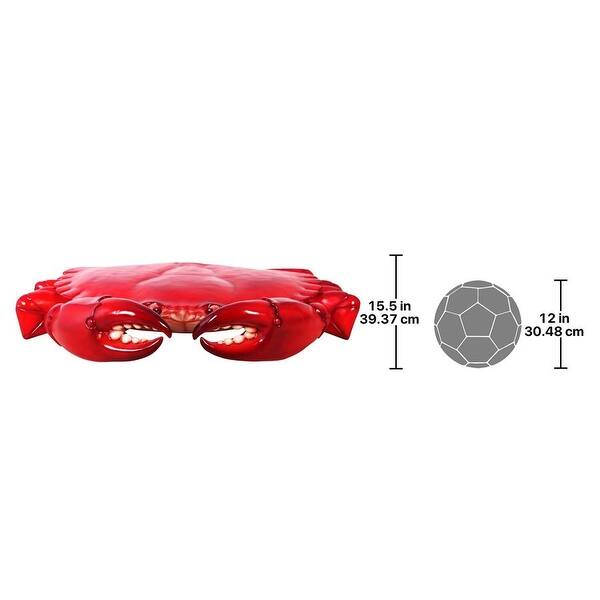 Design Toscano Colossal Crustacean Grand-Scale Giant King Crab Statue NE100013 main image 1