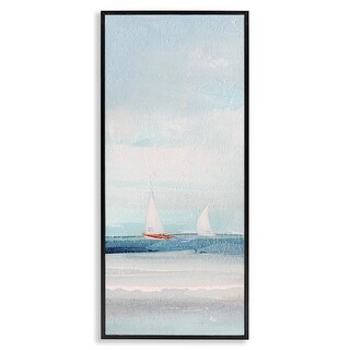 Stupell Sailboat Pair Floating Framed Giclee Art Design By Sally ...