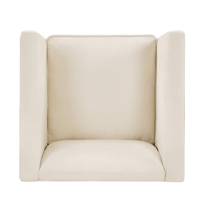 Christopher Knight Home - Barrel Modern Upholstered Accent Chair with Ergonomic Comfort.