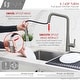 preview thumbnail 6 of 39, STYLISH Kitchen Sink Faucet Single Handle Pull Down Dual Mode Lead Free - Faucet Height: 17" | Spout Height: 9 1/2"
