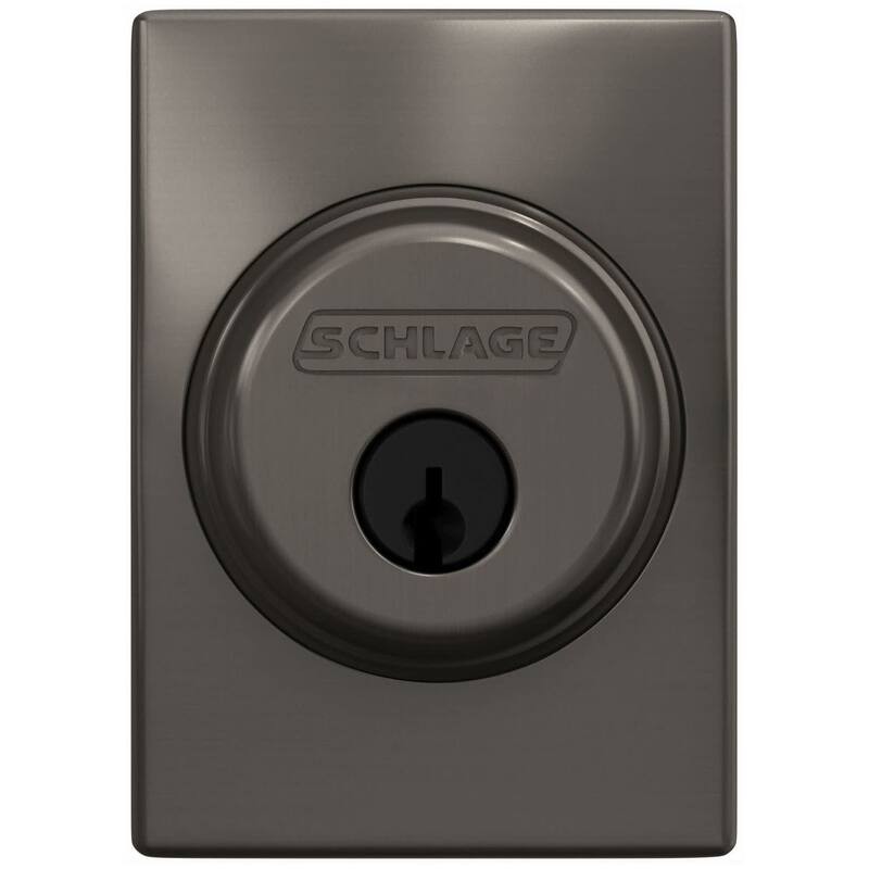 Schlage Single Cylinder Keyed Entry Grade 1 Deadbolt with Decorative