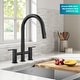 preview thumbnail 12 of 86, KRAUS Oletto Bridge Kitchen Faucet with 2-Function Pull-Down Sprayhead