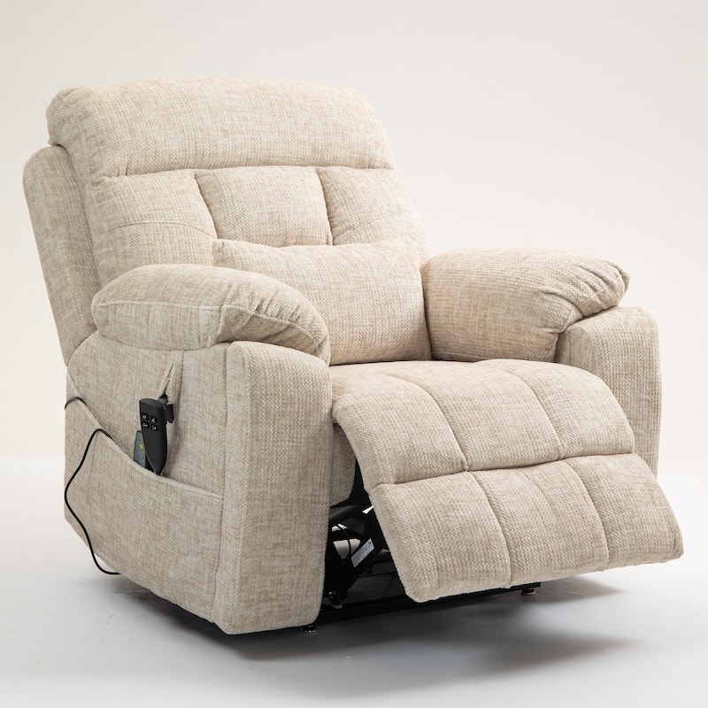Electric Lift Chair, Electric Sofa Recliner with Heating and Massage