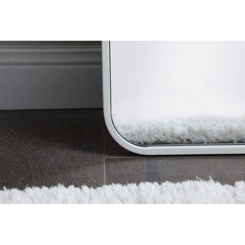 Ezra Soft Corner Metal Rectangular Mirror
