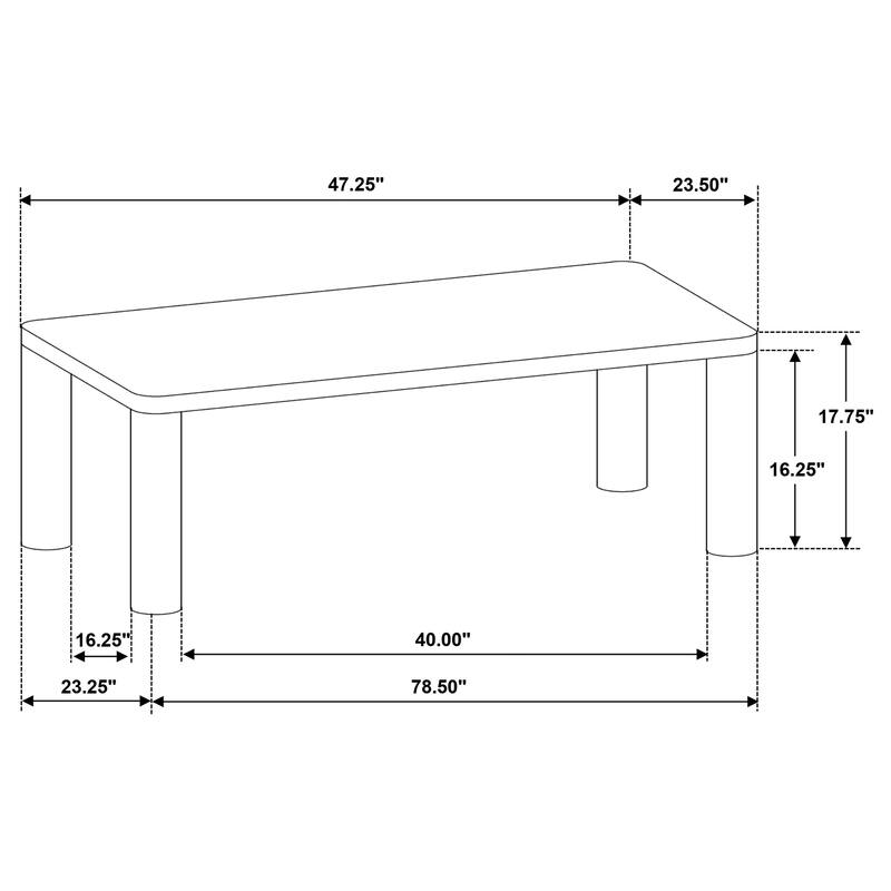 Castlewood Cocktail Coffee Table Set