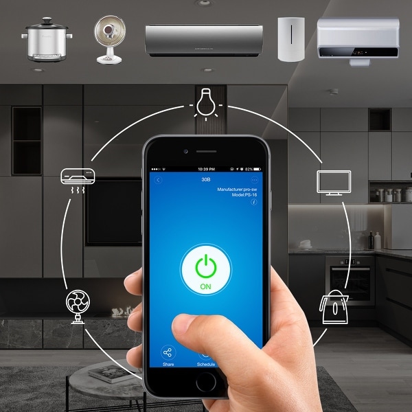 Floureon Smart Wi Fi Socket Smart Control Plug Outlet for