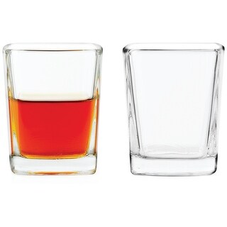 Circleware Simply Everyday Square Shot Glasses Set of 6 2.3oz