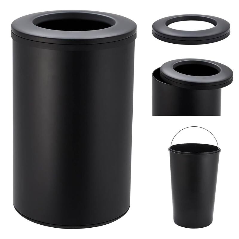 10.6 Gal Kitchen Trash Can, Garbage Can with Open Top for Home Bathroom Office