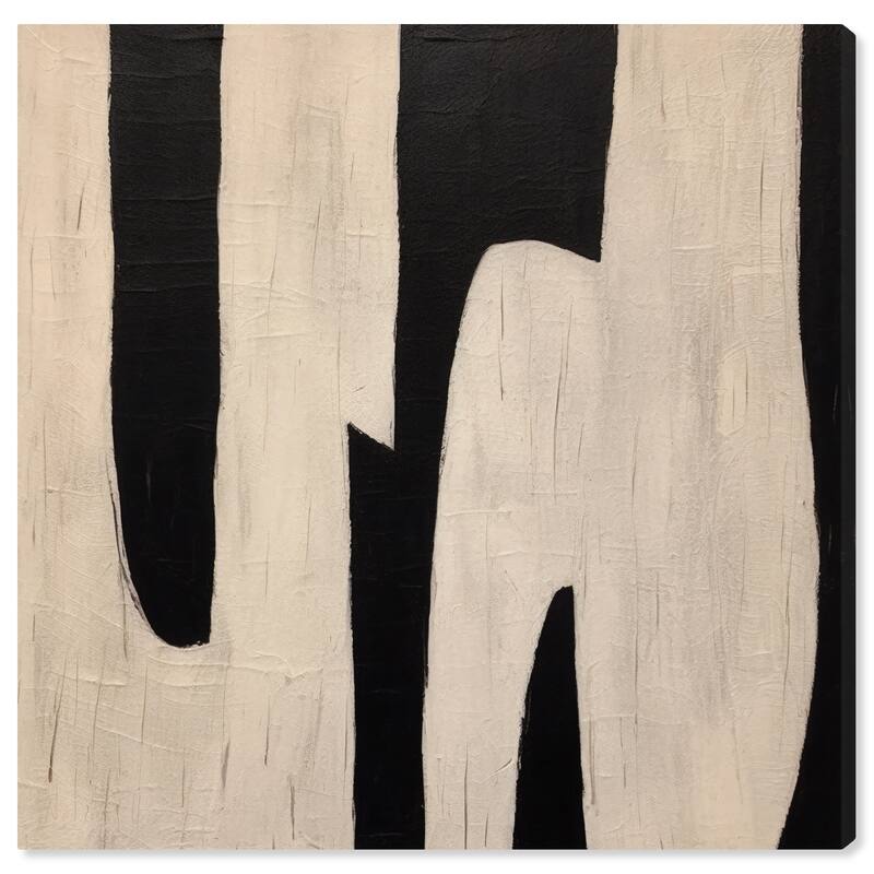 Wynwood Studio Canvas Abstract Natural Expresso Brown and Tan Modern & Contemporary Wall Art Canvas Print