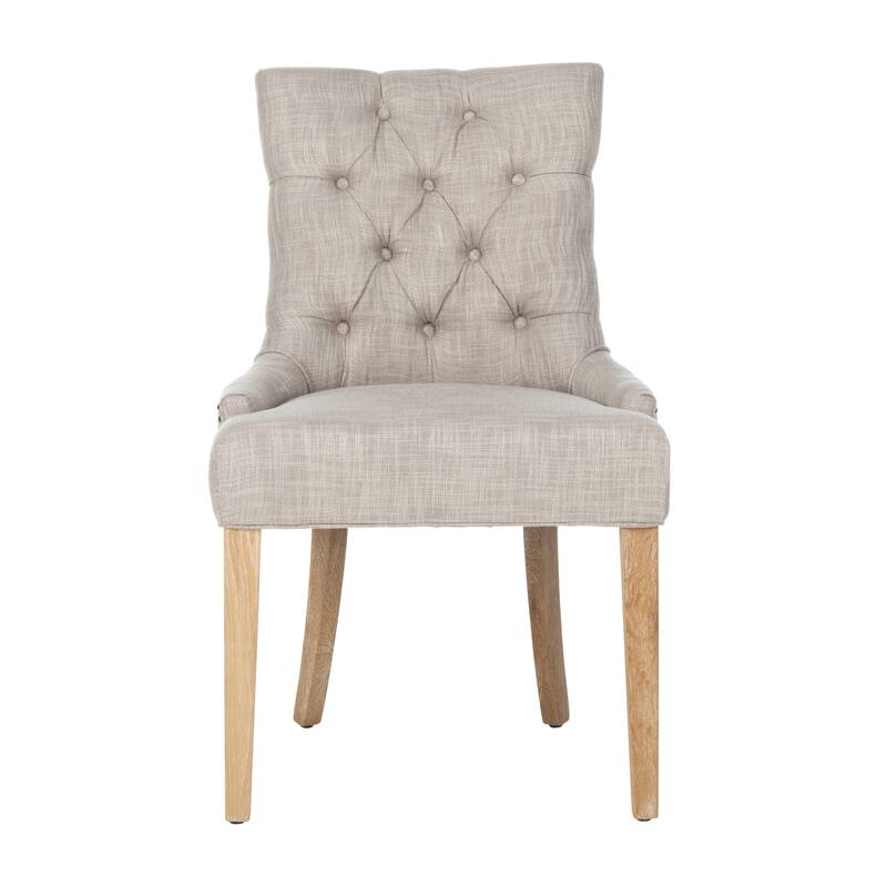 SAFAVIEH Dining Abby Viscose Blend Dining Chairs (Set of 2) - 22"x23.8"x36.4"