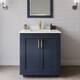 Option Dark Blue / White Quartz Top / Brushed Gold
