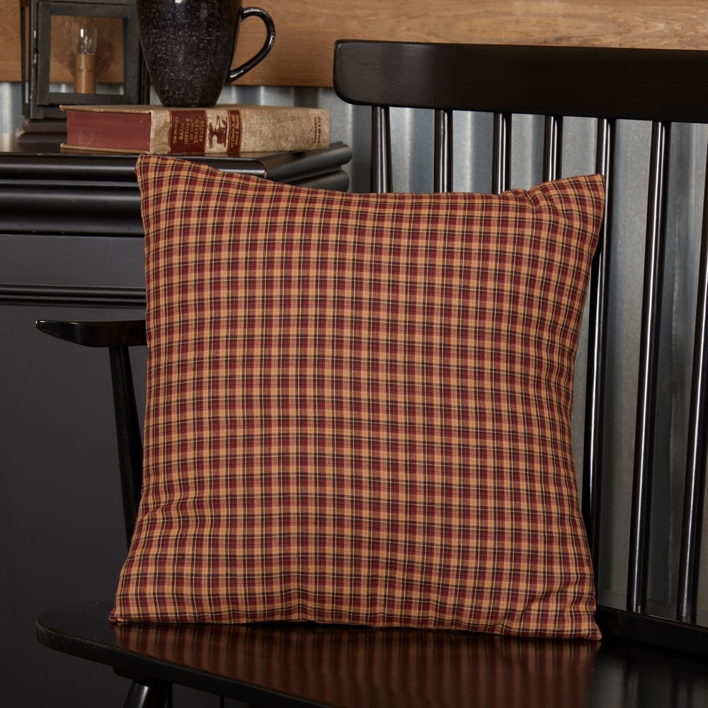 plaid couch pillows