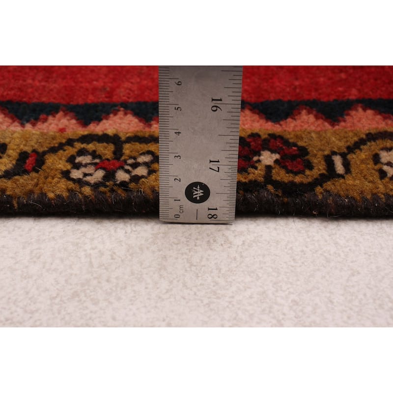 ECARPETGALLERY Hand-knotted Konya Anatolian Red Wool Rug - 3'6 x 9'5