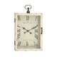 preview thumbnail 19 of 23, White Distressed Wood Vintage Traditional Farmhouse Wall Clock