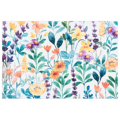 SAFAVIEH Door and Kitchen Mat Thurid Machine Washable & Slip Resistant Rug