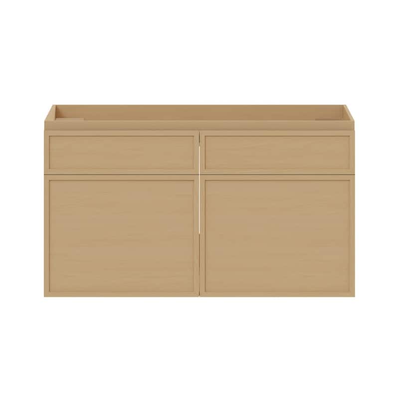 Swiss Madison SM-CO0807 St. Tropez 36" Single Wall Mounted Vanity - Natural Oak - Oak Finish