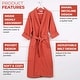 preview thumbnail 2 of 7, Superior Waffle Weave Cotton Soft Oversized Unisex Adult Bath Robe