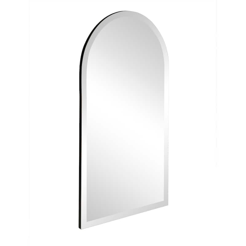 Allan Andrews Frameless Beveled Arched Accent Wall Mirror