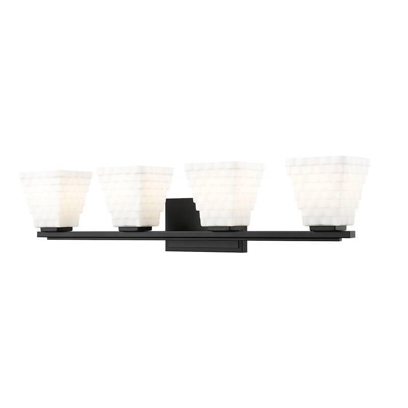 Z-Lite 7514-4V Annalise 4 Light 7" Wide Vanity Light - Matte Black