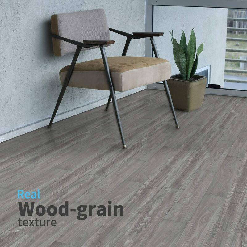 Art3d Peel and Stick Floor Tile,Self Adhesive Vinyl Floor Tile,36" × 6"
