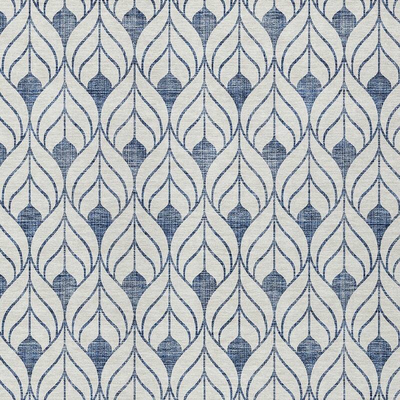 HomeRoots Geometric Transitional Rectangle Outdoor Rug