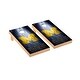 preview thumbnail 1 of 3, Michigan Wolverines 2x4 Pro Cornhole Boards - V5 Include Carrying Case