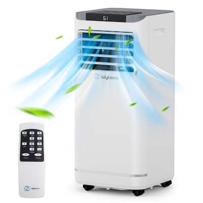 10,000 BTU (6,000 BTU DOE) Portable Air Conditioner Cools 450 sq.ft. with Heater and Dehumidifier, with Remote