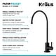 preview thumbnail 129 of 147, Kraus Bolden 2-Function 1-Handle Commercial Pulldown Kitchen Faucet