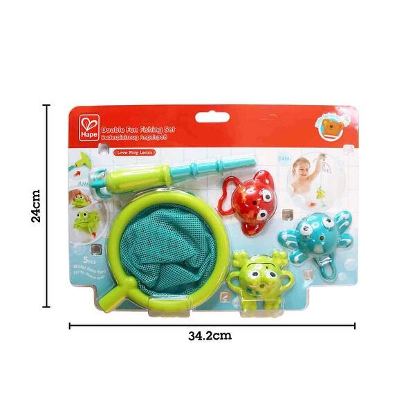 Hape Double Fun Jumping Sea Creatures Fishing Set Ages 2+ - Multi