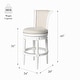 preview thumbnail 7 of 76, Maven Lane 31" Pullman Swivel Bar Height Kitchen Stool