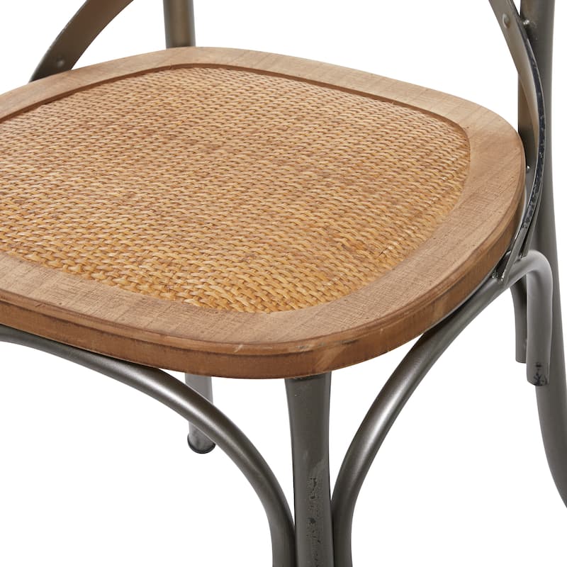 Metal Farmhouse Dining Chair (Set of 2) - 20 x 20 x 35