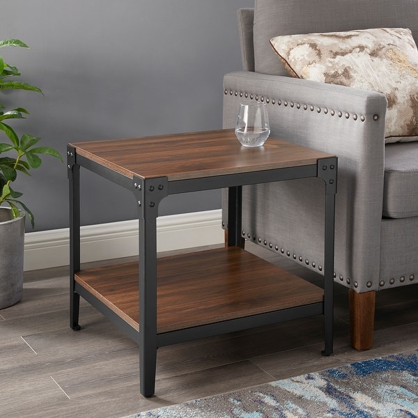 Carbon Loft Witten Angle Iron Side Tables Set Of 2 On Sale Overstock 18063073
