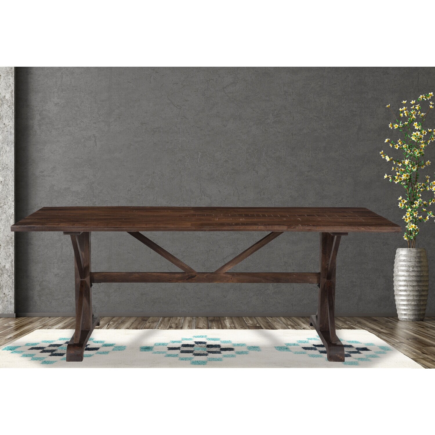 Annecy extending shop dining table