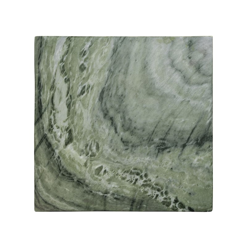 Stova Cube Concrete Side Table with Marble Finish