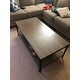 Carbon Loft Witten Angle Iron and Driftwood Coffee Table - 48 x 24 x 18h