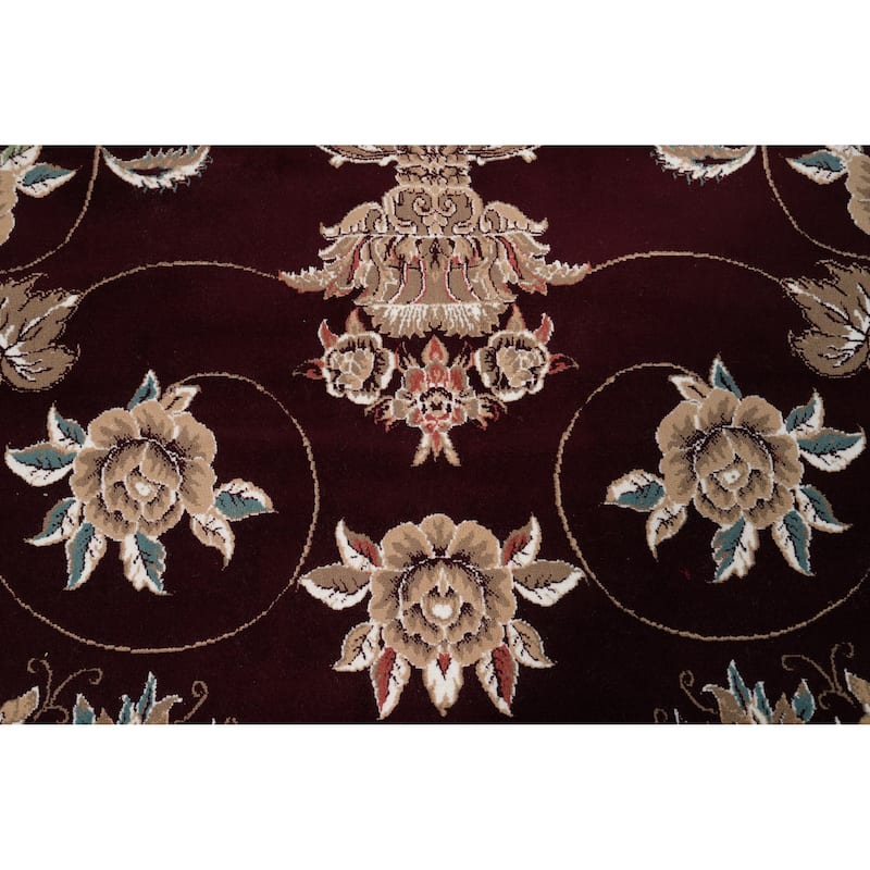 Victorian Style Tabriz Turkish Area Rug Machine-Made Carpet - 9'8" x 13'1"