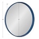 preview thumbnail 51 of 97, Kate and Laurel Travis Round Wood Accent Wall Mirror